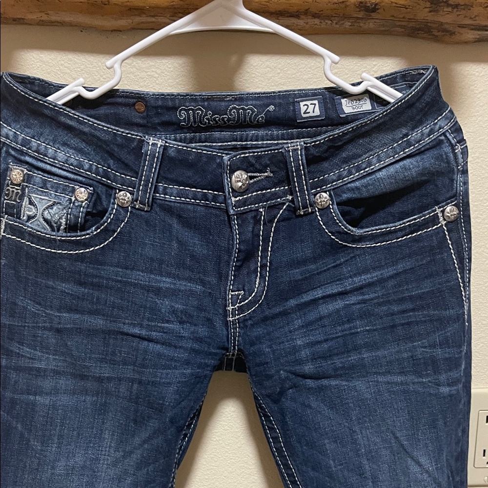Miss Me Women's Dark Blue Boot Cut Jeans